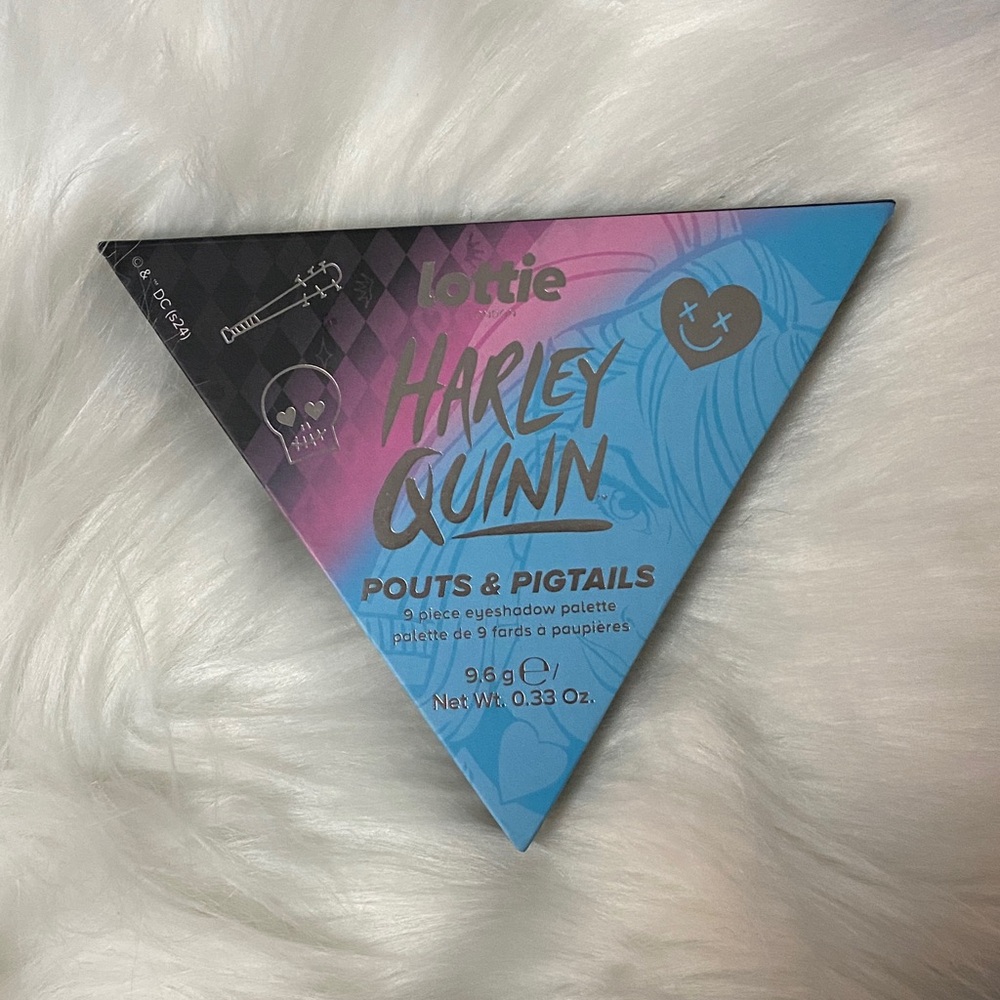 Lottie Harley Quinn Pouts & PigTails Eyeshadow Palette - new